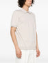 fine-ribbed polo shirt